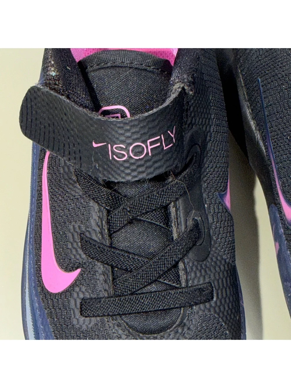 Nike Team Hustle D 10 SE Toddler Basketball Shoes Black/Pink Size 10.5C